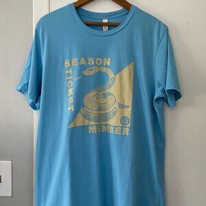 Philadelphia Union SEASON TICKET MEMBER Don't Tread On Me Snake T-Shirt Large